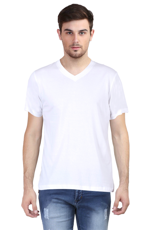V-neck Plain Tees