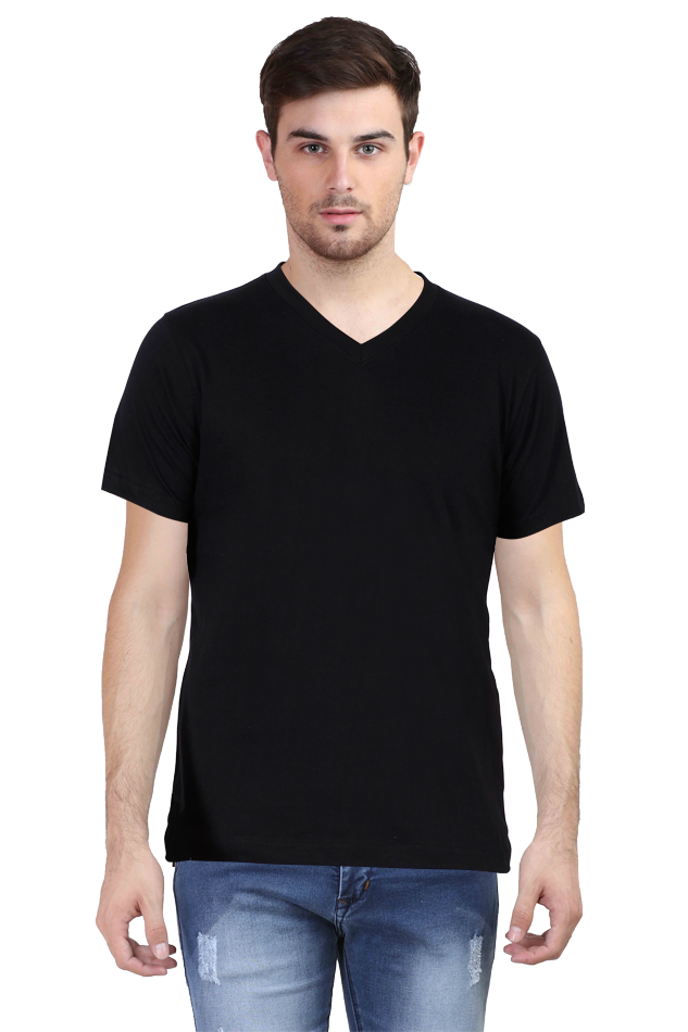V-neck Plain Tees
