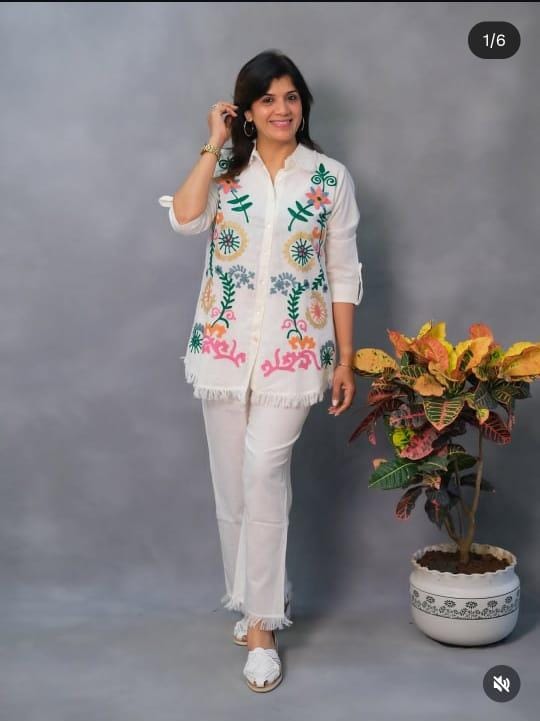 Poplin Petals Cotton Cords