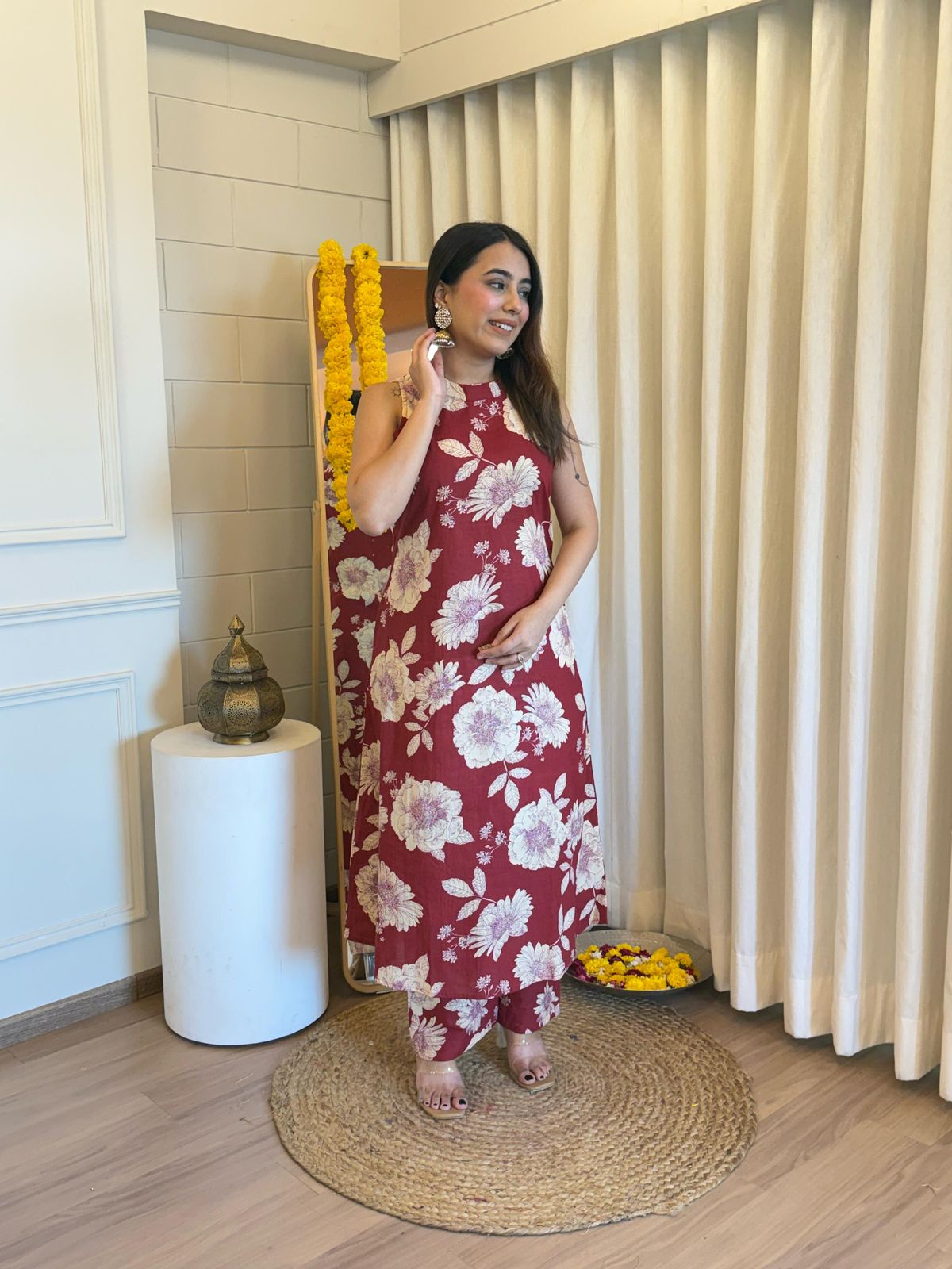 Beautifully Alone Cotton Kurta Set