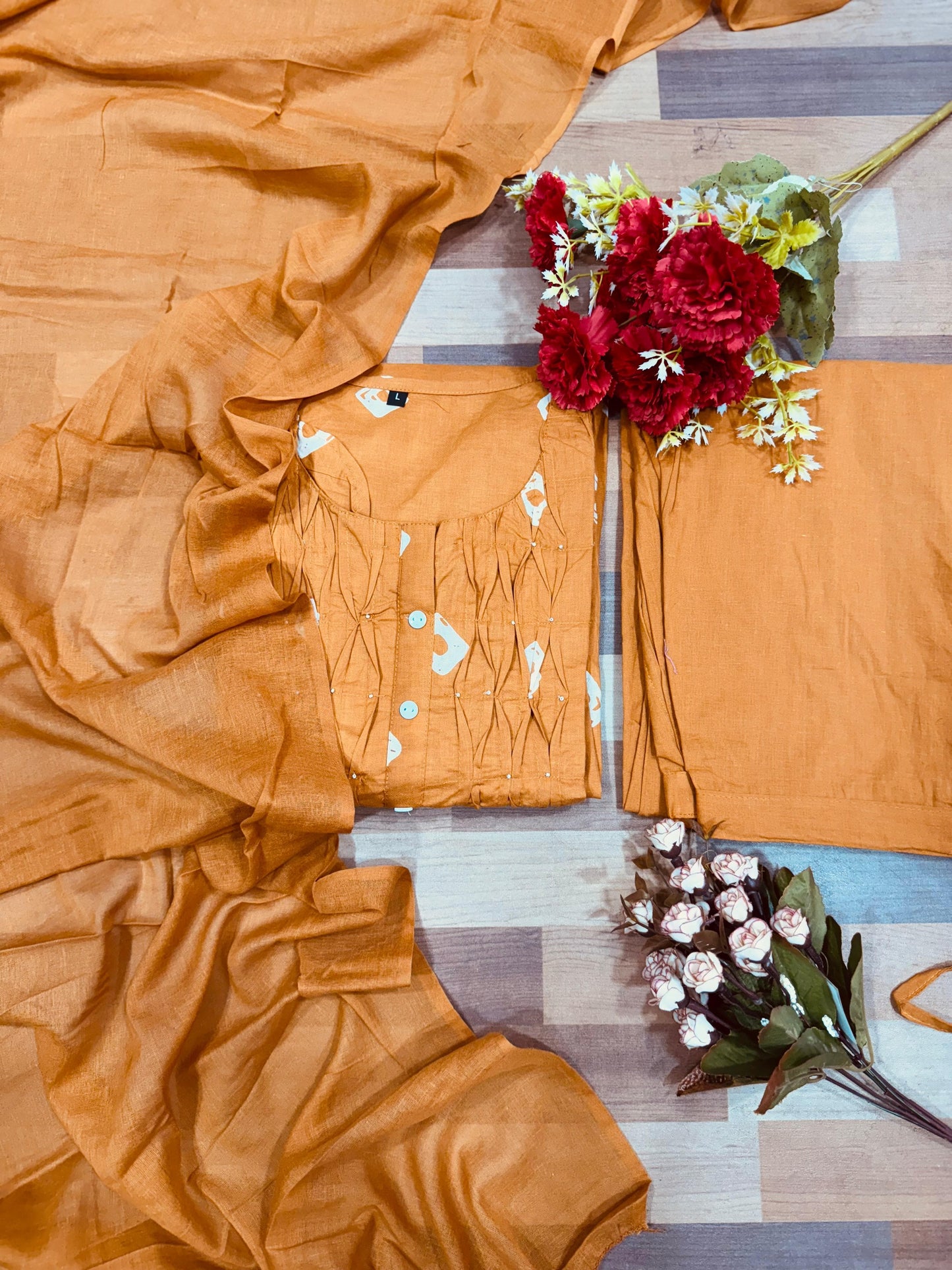 Elegant Summer Cotton Set – Fresh, Breezy & Beautiful