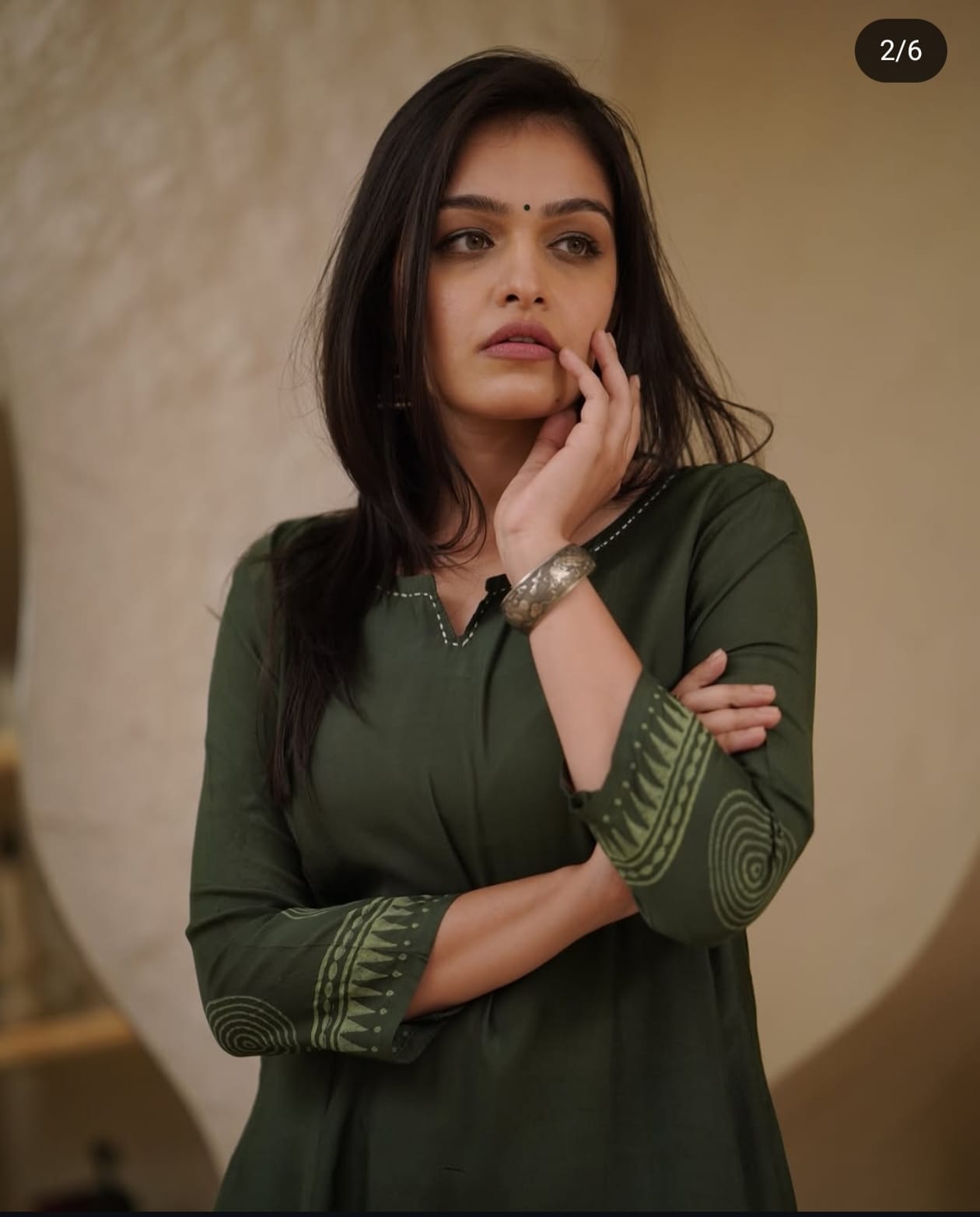 Floral Charm Kurti Set