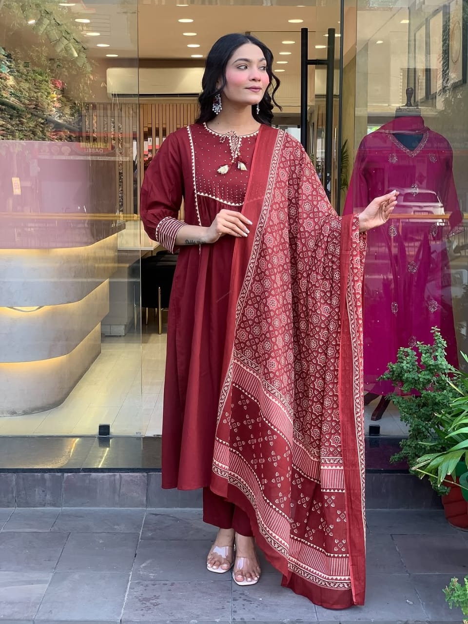 Pure Fine Cotton Suit Set