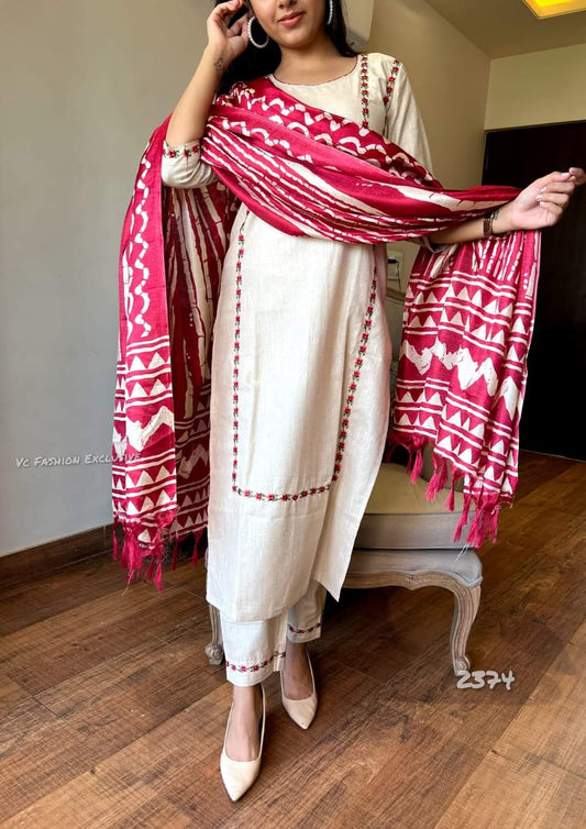 Handloom Khadi Cotton Suit
