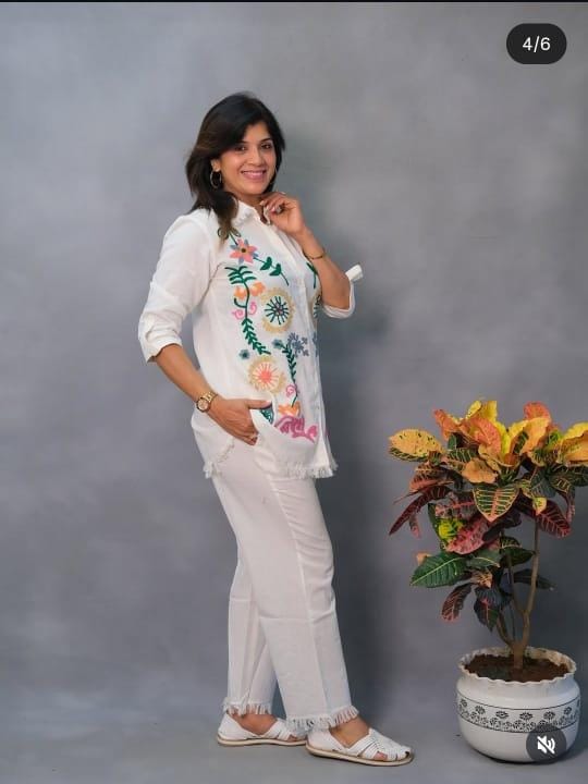 Poplin Petals Cotton Cords