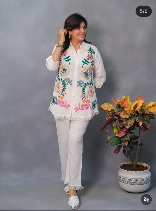 Poplin Petals Cotton Cords