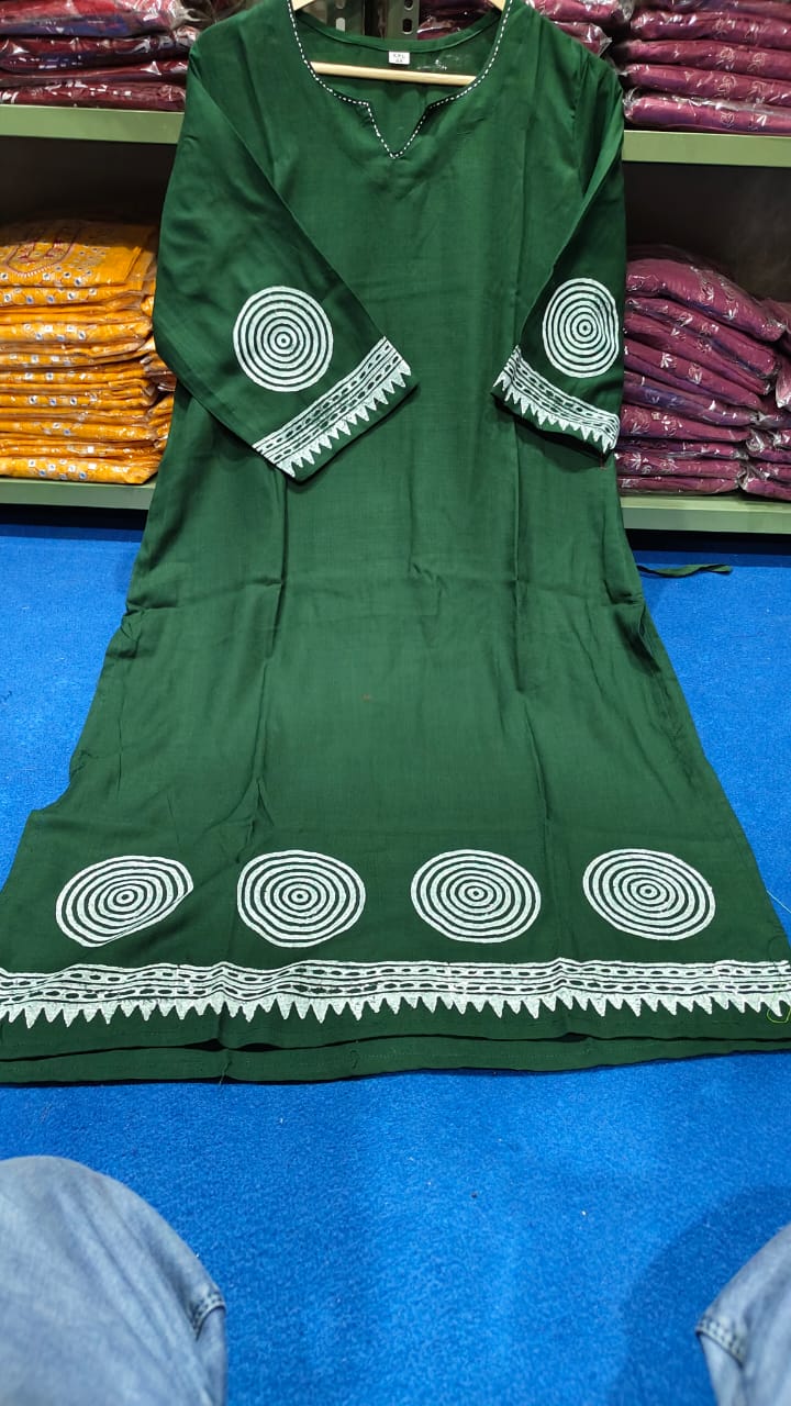 Floral Charm Kurti Set