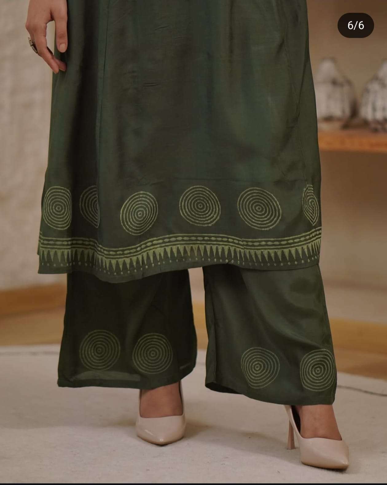 Floral Charm Kurti Set
