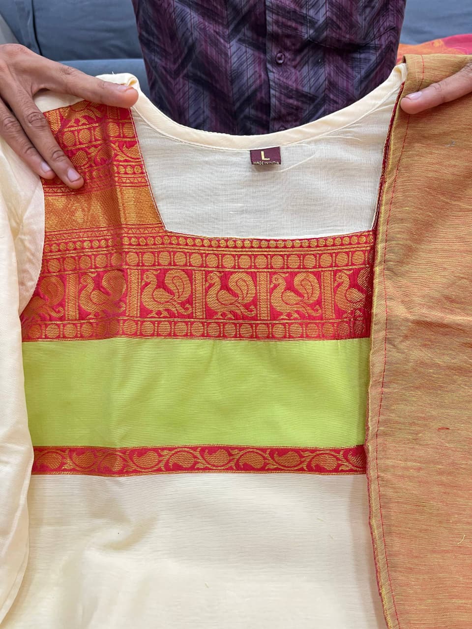 Exquisite Kanchi Cotton Suit Set