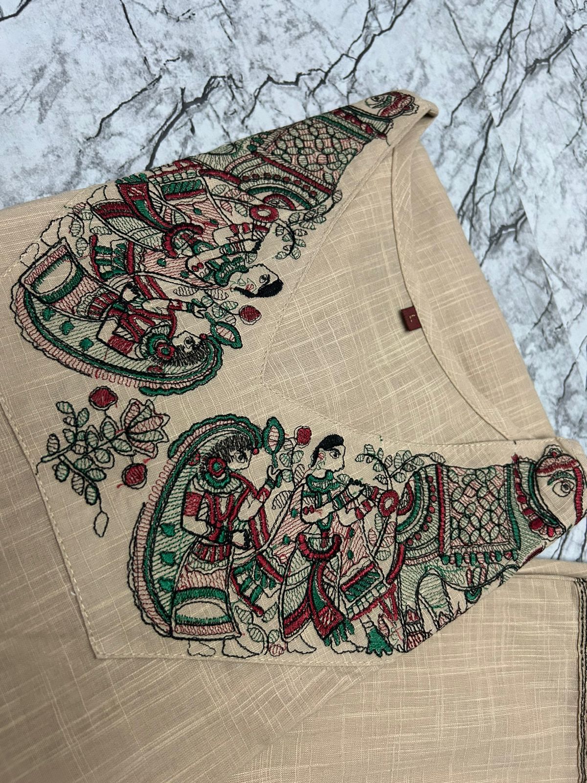 Handloom Cotton kurta set