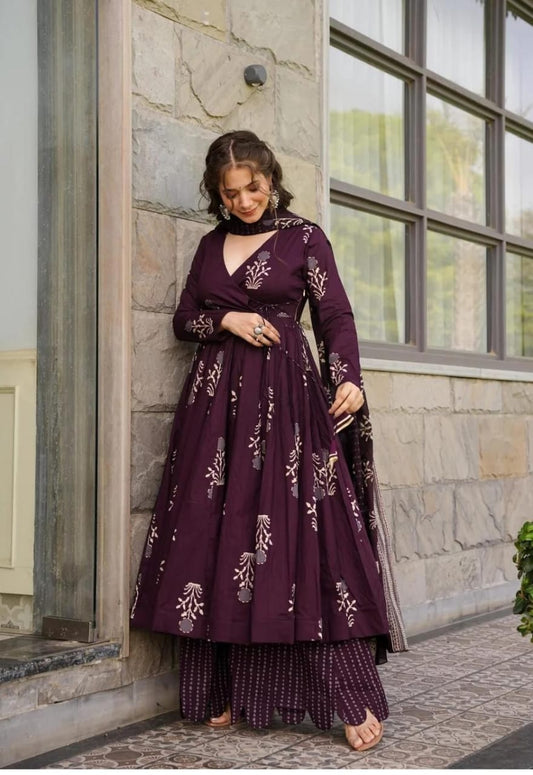 Angrakha Anarkali Suit