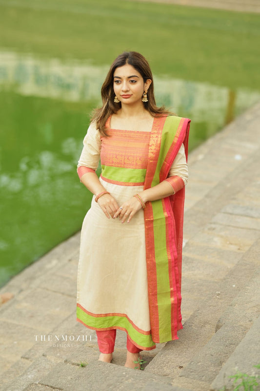 Exquisite Kanchi Cotton Suit Set