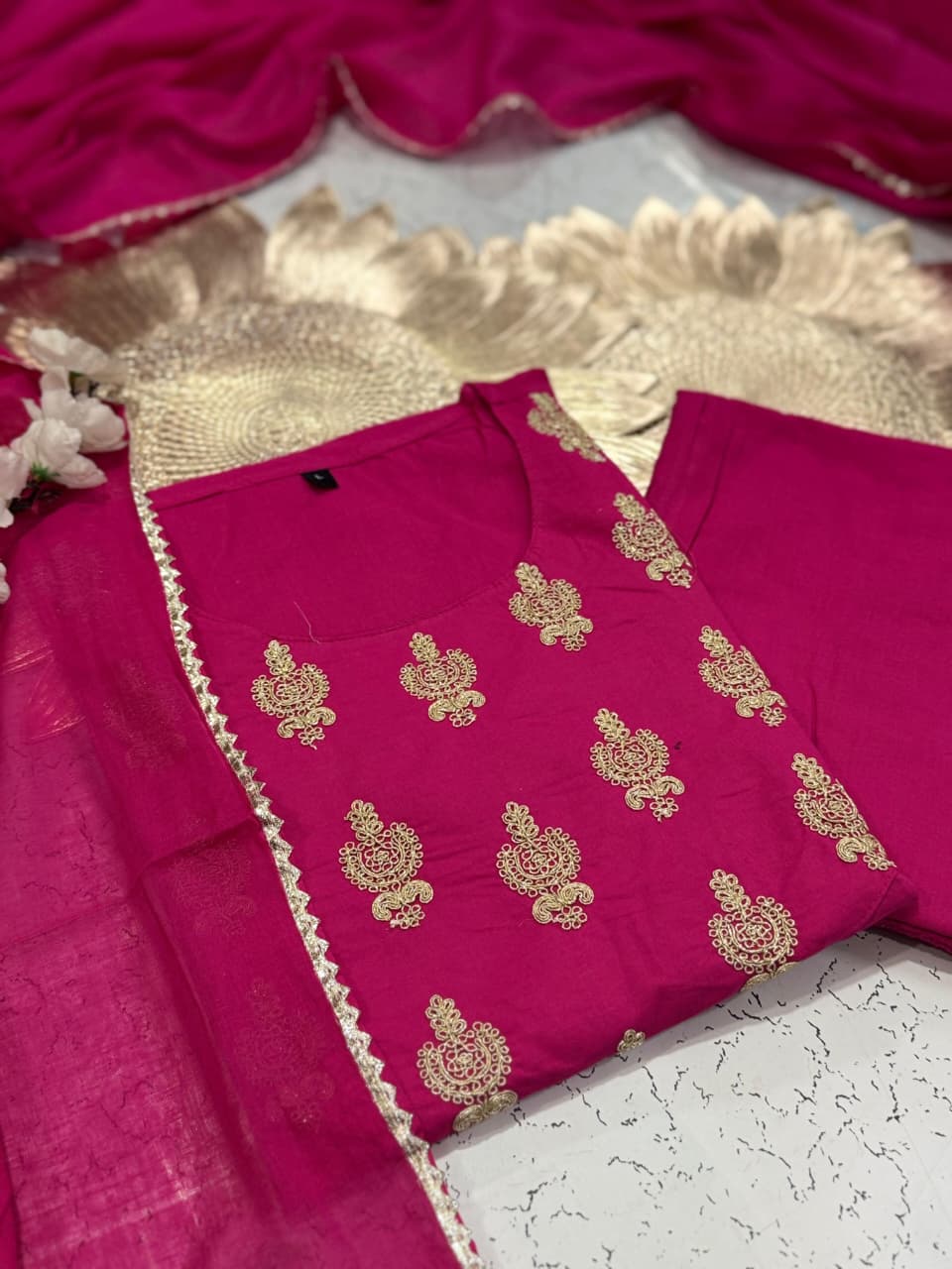 Gulbahaar Elegance Cotton Suit