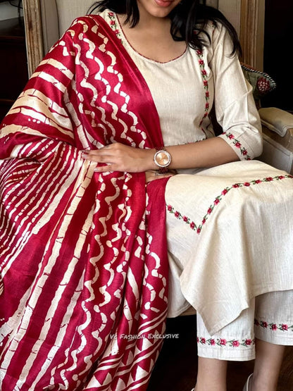Handloom Khadi Cotton Suit