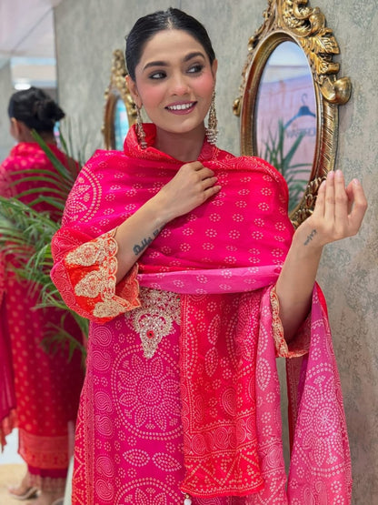 Premium Kitkat Silk Suit Set