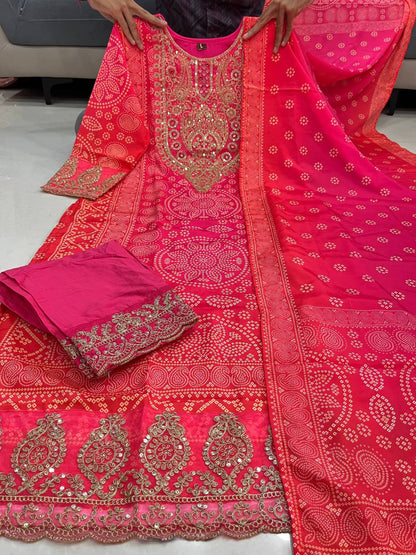 Premium Kitkat Silk Suit Set