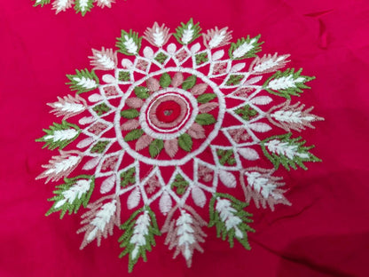 Pure Cotton Embroidered Suit Set