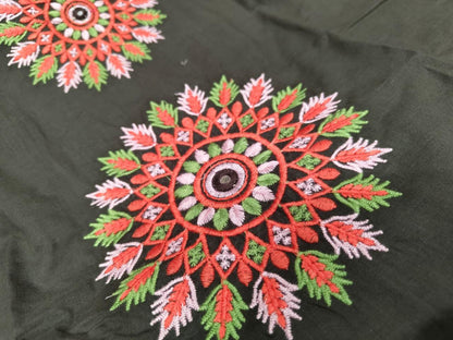 Cotton Embroidered Suit Set