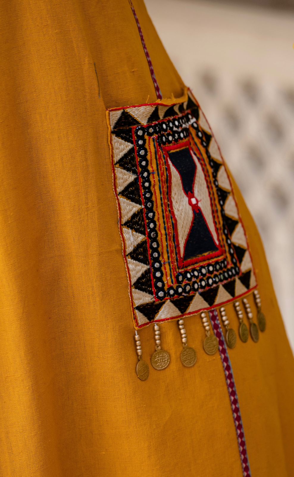 Heavy Cotton Flex Embroidered Two-Piece Kurta Set