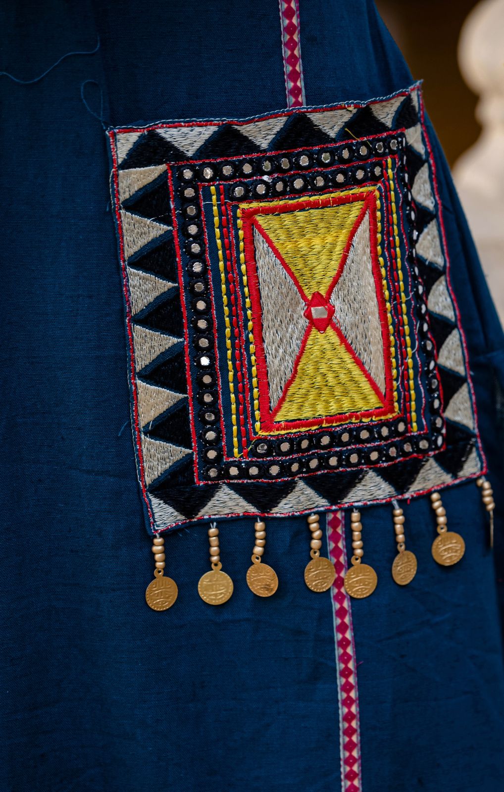 Heavy Cotton Flex Embroidered Two-Piece Kurta Set