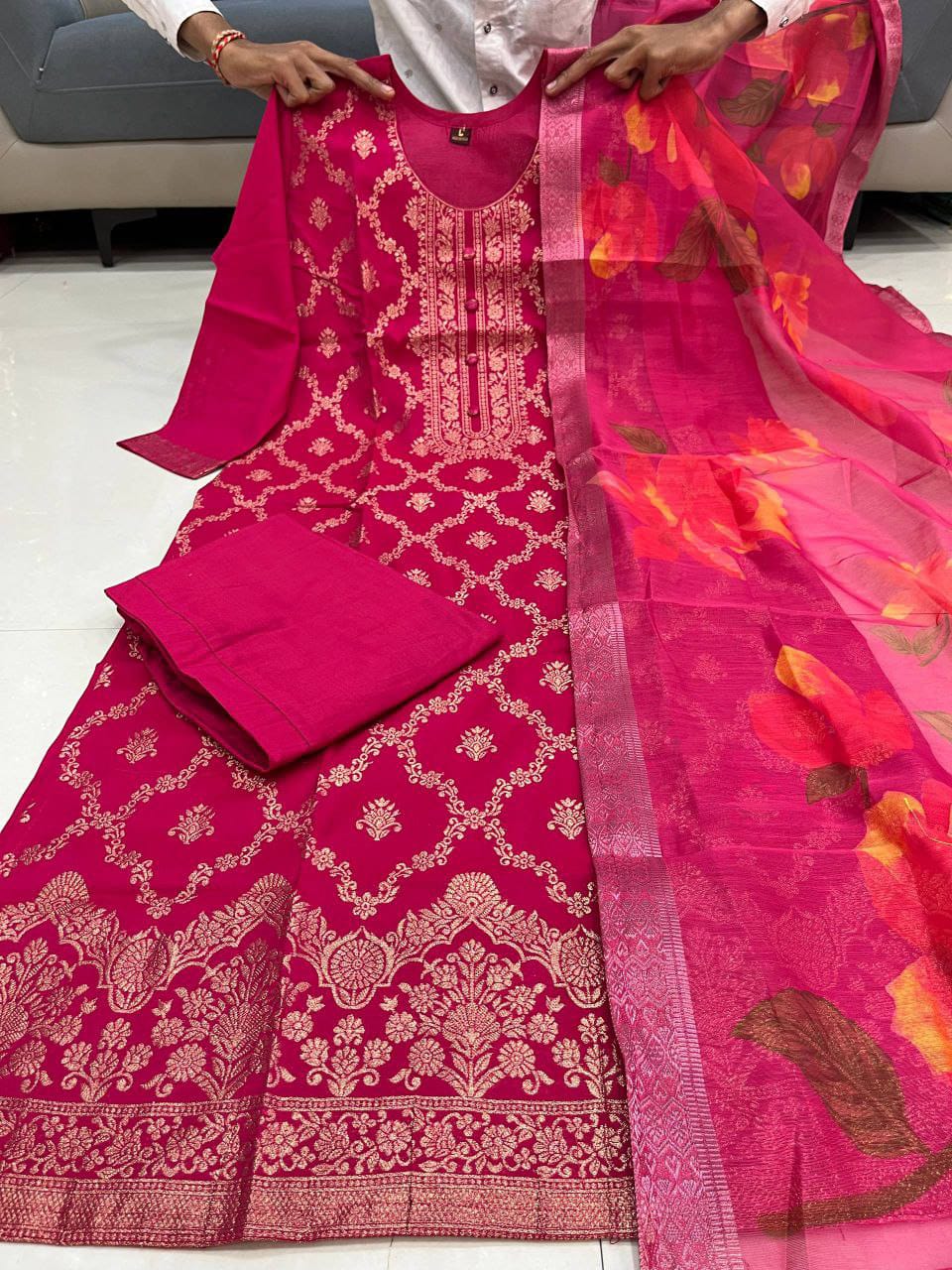 Banarasi Silk Suit Set