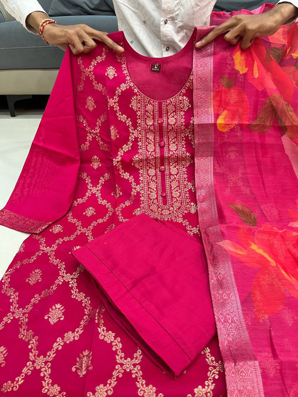 Banarasi Silk Suit Set