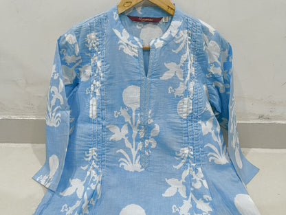Blooming Blue Pure Cotton Set