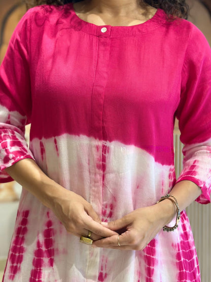 Premium Tie-Dye Cotton Co-Ord Set – Summer Chic