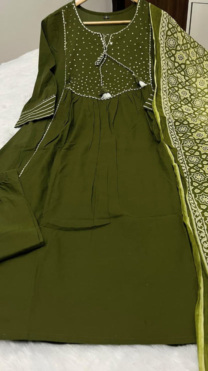 Pure Fine Cotton Suit Set