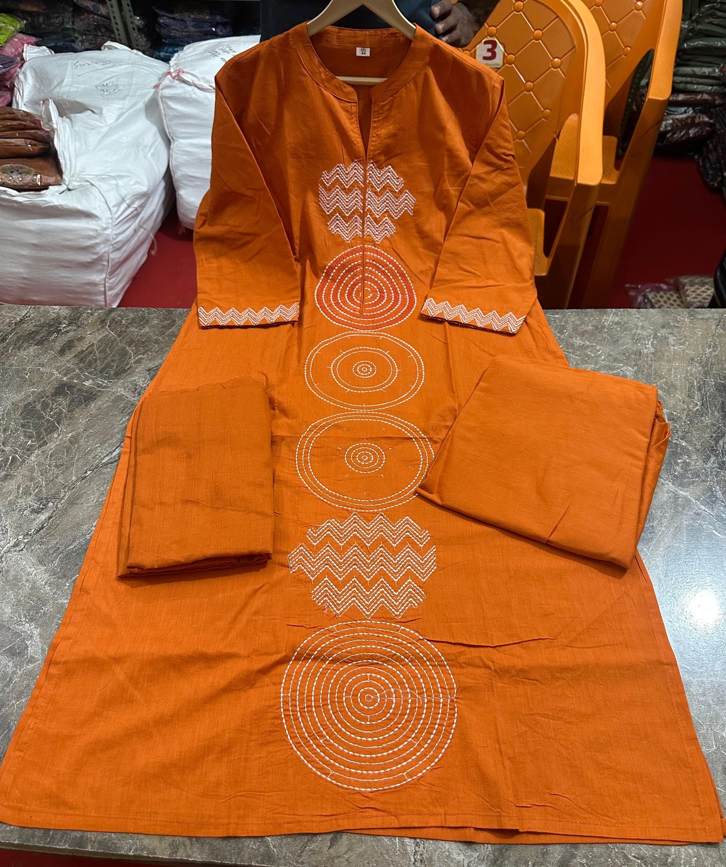 Timeless Elegance – Kurta with Palazzo & Dupatta