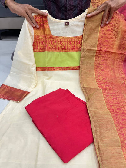 Exquisite Kanchi Cotton Suit Set