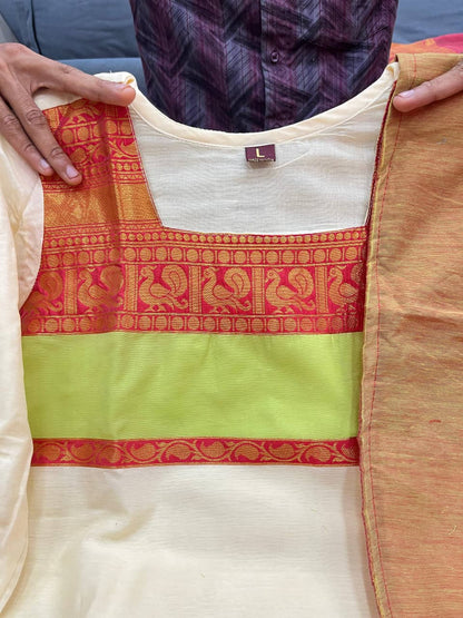 Exquisite Kanchi Cotton Suit Set