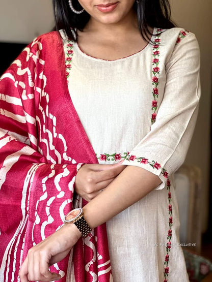 Handloom Khadi Cotton Suit