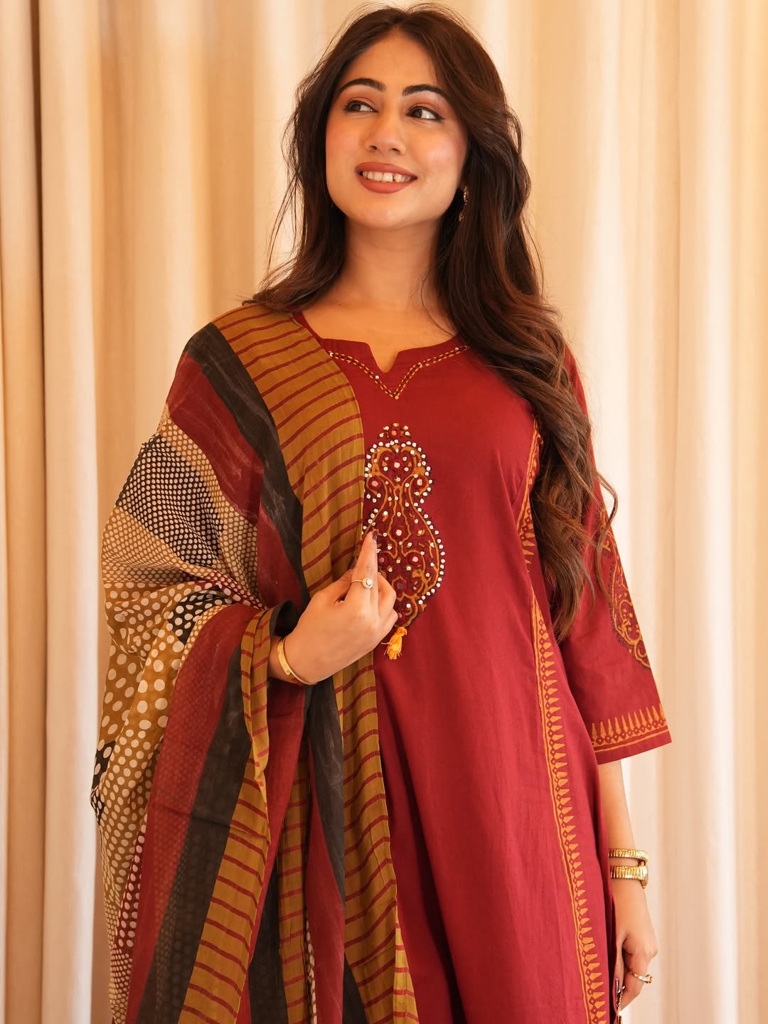 Premium Heavy Cotton Ethnic Set