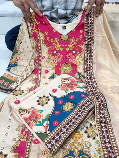 Noori Anarkali Round Palazzo Set