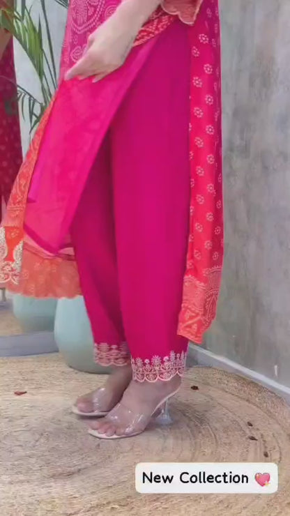 Premium Kitkat Silk Suit Set