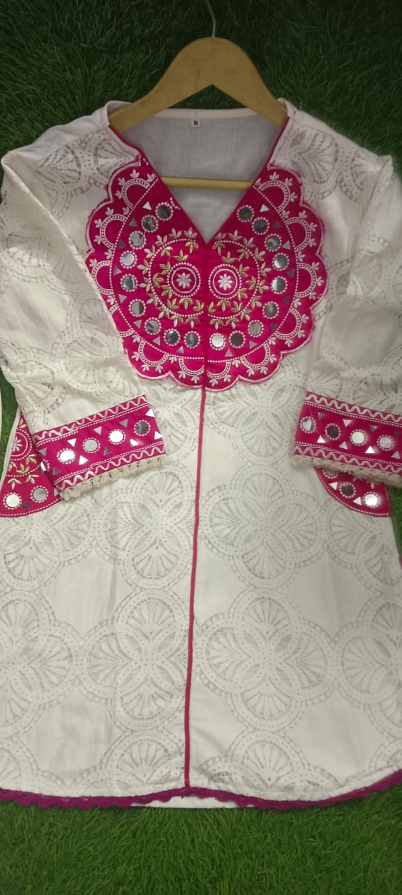 Embroidered Cotton Shiffle cord