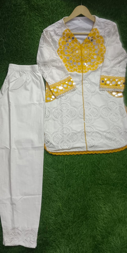 Embroidered Cotton Shiffle cord