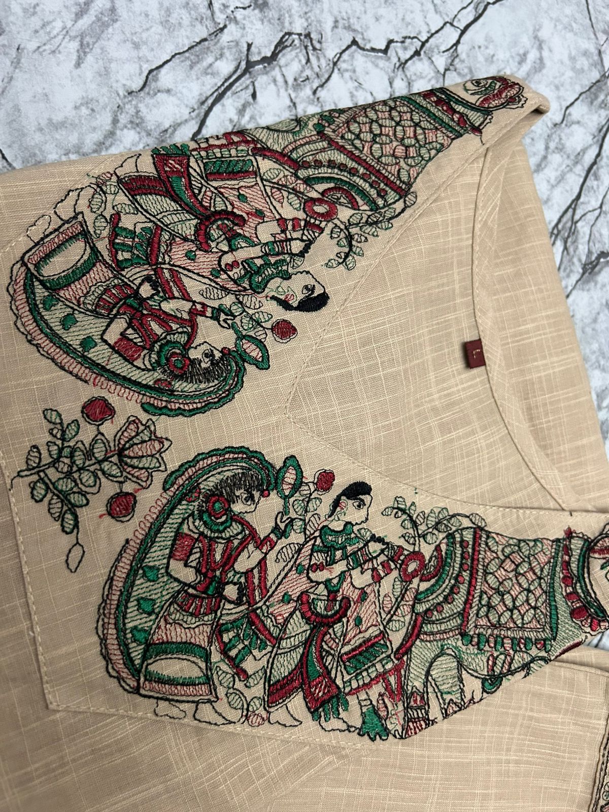 Handloom Cotton kurta set