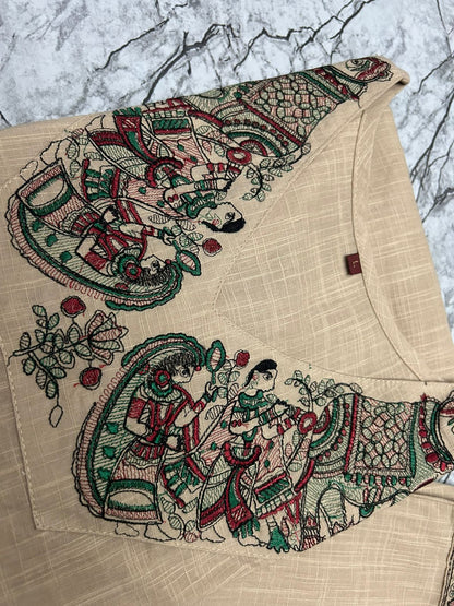 Handloom Cotton kurta set