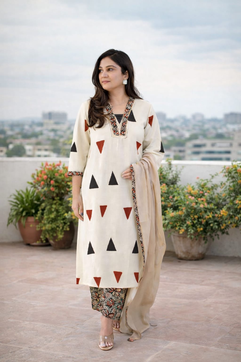 Summer Cotton Kurti set