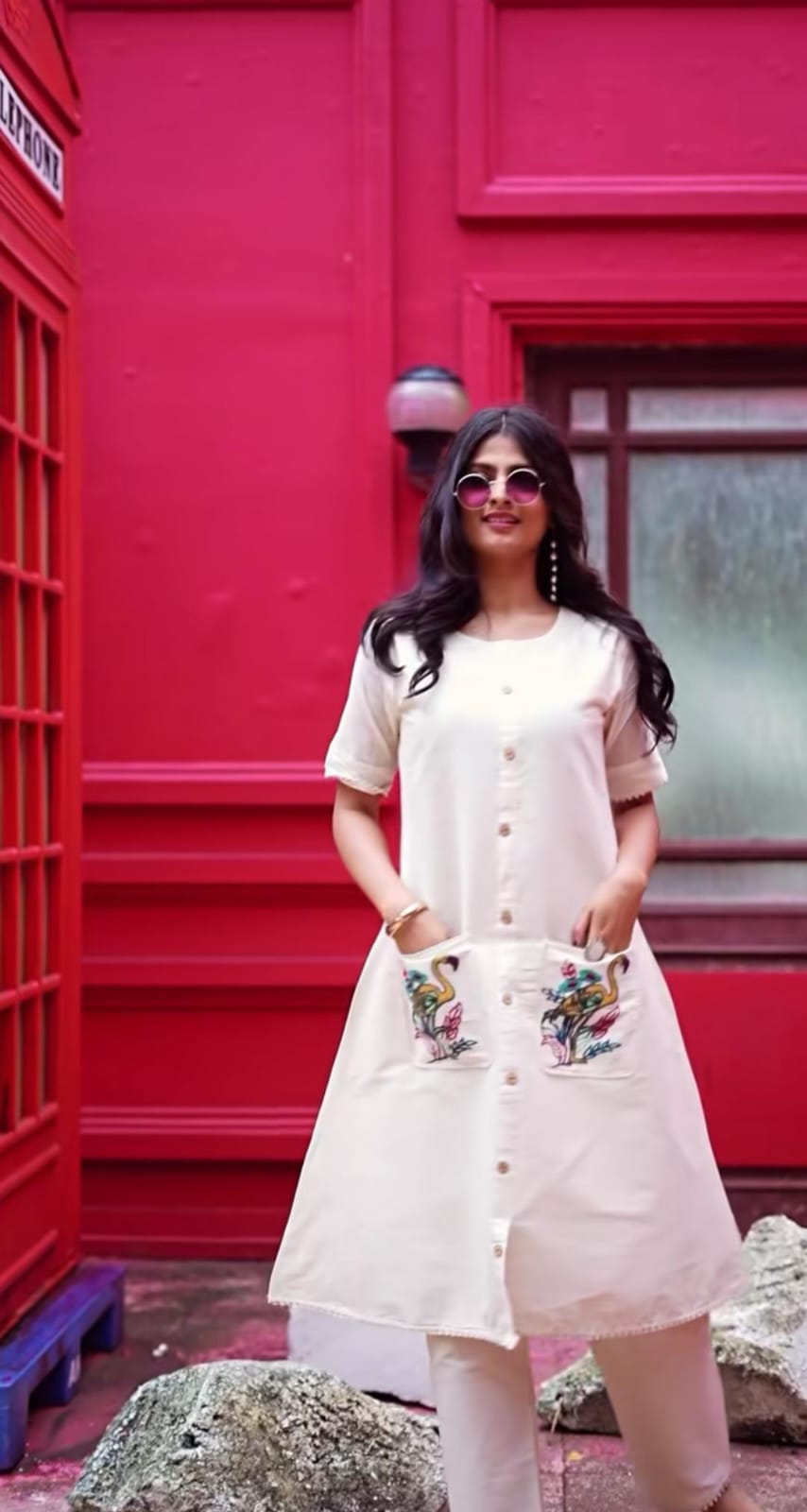 Beautiful A-line Cotton kurta set