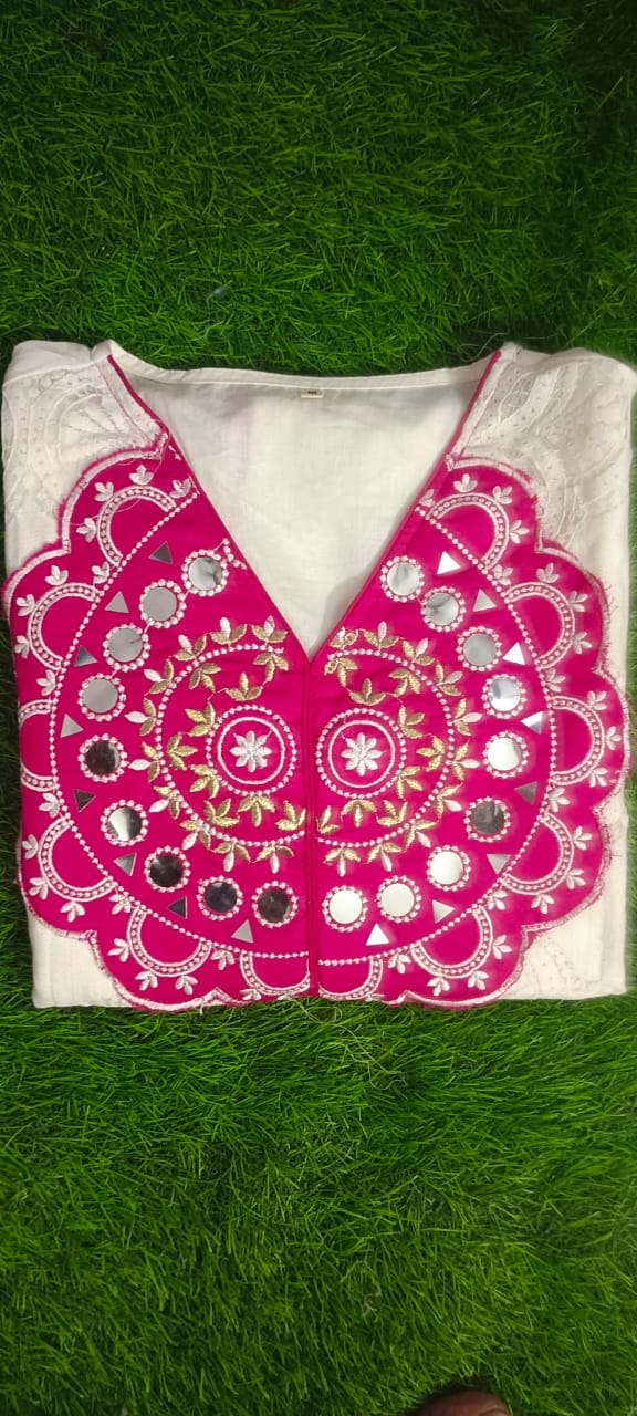 Embroidered Cotton Shiffle cord