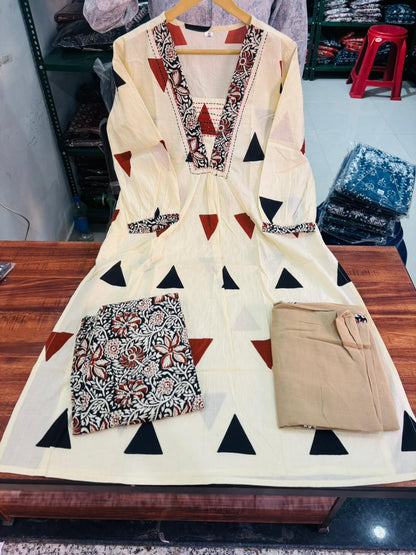 Summer Cotton Kurti set