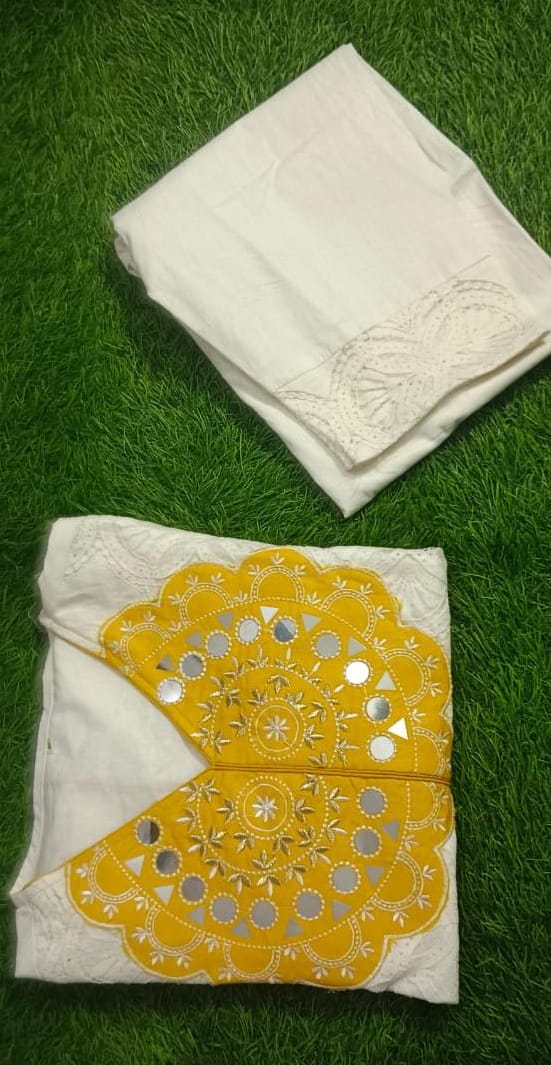 Embroidered Cotton Shiffle cord