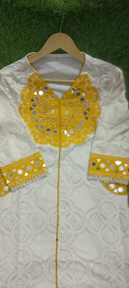 Embroidered Cotton Shiffle cord