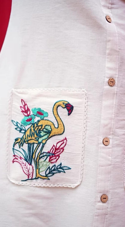 Beautiful A-line Cotton kurta set