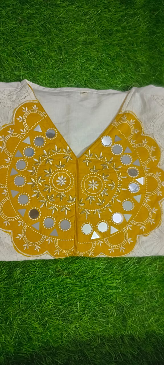 Embroidered Cotton Shiffle cord